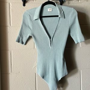 Hook-And-Eye Polo Bodysuit - Abercrombie & Fitch